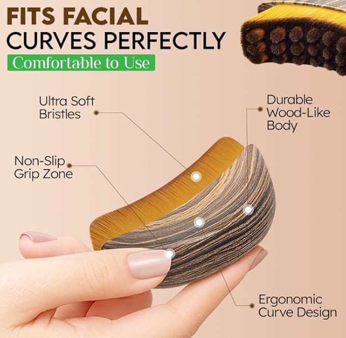 Lymphatic Contour Face Brush (Pack of 2)